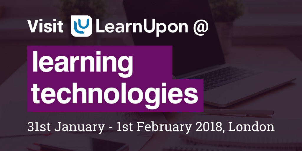 LearnUpon is at Learning Technologies: demos of its award-winning LMS