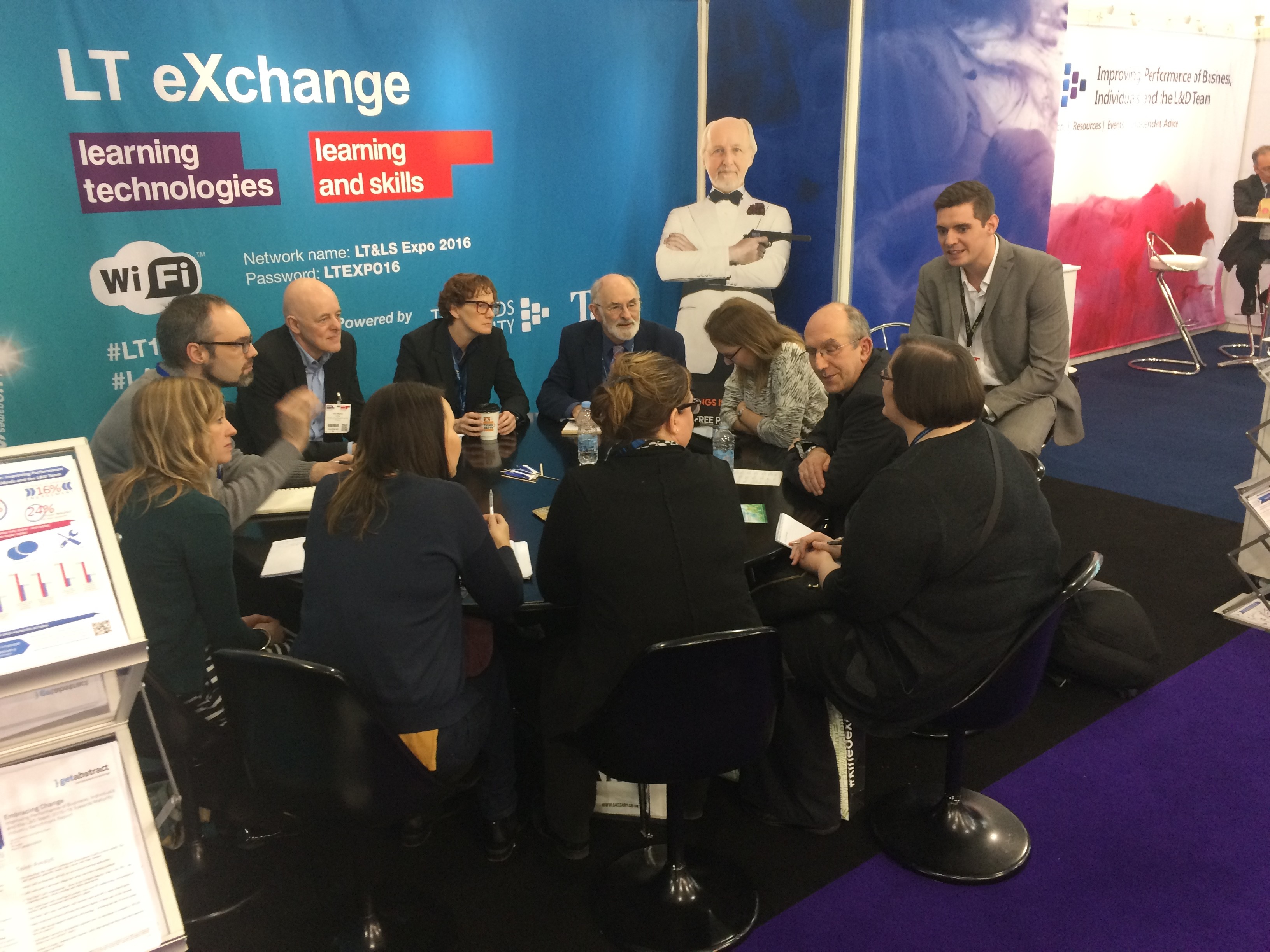 Clive Shepherd leading one of last year's Exchanges