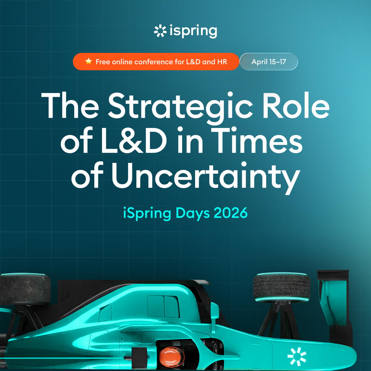 iSpring Days is a free online conference for global L&D and HR leaders